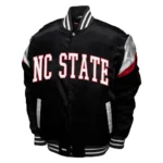 Iowa Hawkeyes Power Black Satin Jacket