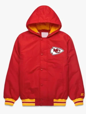 Kansas City Chiefs Red Hooded Jacket