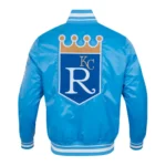 Kansas City Royals Retro Classic Rib Satin Jacket Sale