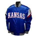 Kansas Jayhawks Power Powder Royal Satin Jacket
