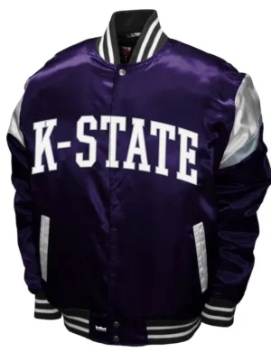 Kansas State Wildcats Power Purple Satin Jacket