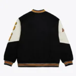 LA Lakers Team History Black Vintage Logo Varsity Jacket Sale