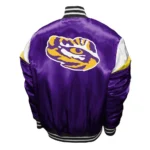 LSU Tigers Power Purple Satin Jacket Sale
