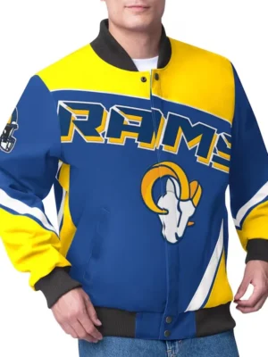 Los Angeles Rams Maximum Racing Royal Jacket