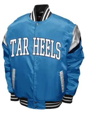North Carolina Tar Heels Power Carolina Blue Satin Jacket