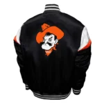 Oklahoma State Cowboys Power Black Satin Jacket Sale