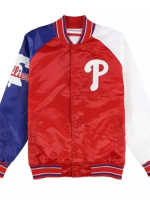 Philadelphia Phillies Hometown Varsity Satin Jacket