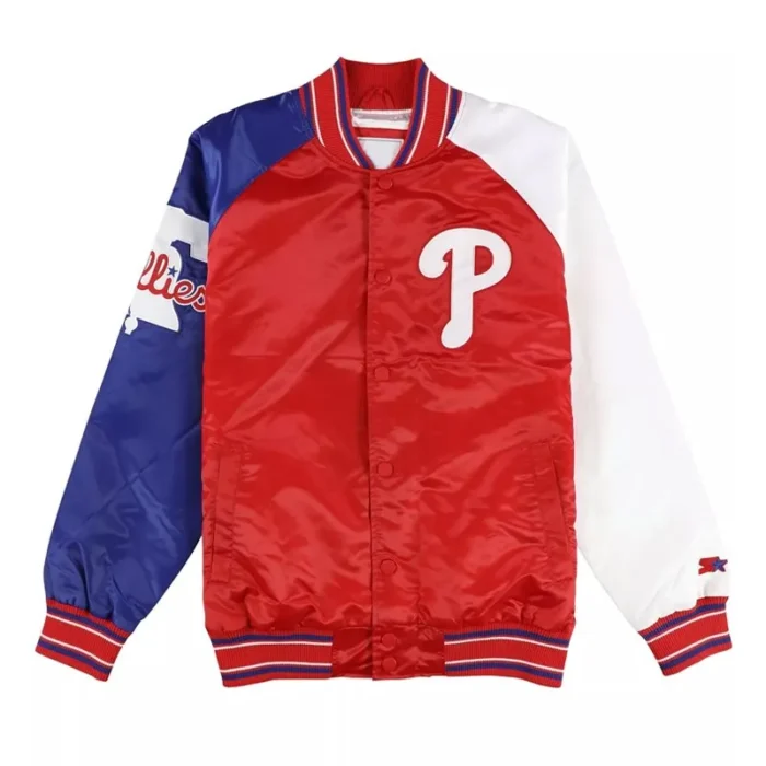 Philadelphia Phillies Hometown Varsity Satin Jacket