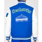 Retro Seattle Seahawks Classic Rib Varsity Jacket Sale
