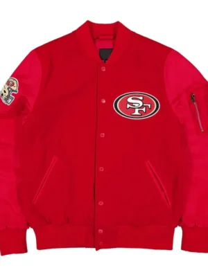 San Francisco 49ers MA-1 Historic Varsity Jacket