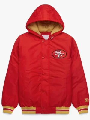 San Francisco 49ers Red Hooded Jacket