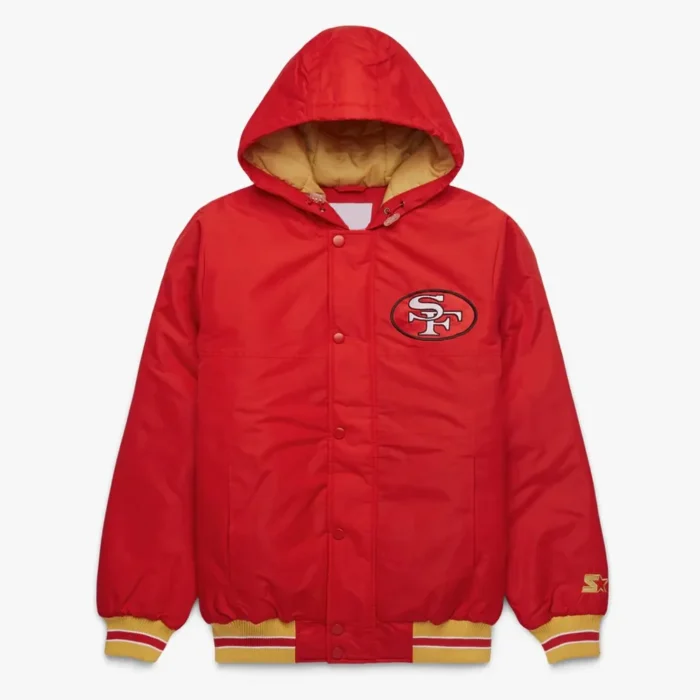 San Francisco 49ers Red Hooded Jacket