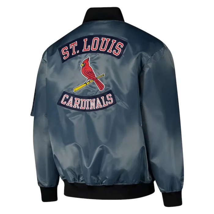 St. Louis Cardinals Charcoal Bomber Full-Zip Jacket Sale