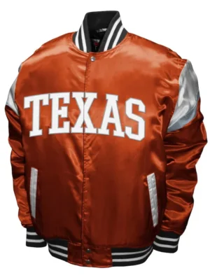 Texas Longhorns Power Burnt Orange Satin Jacket