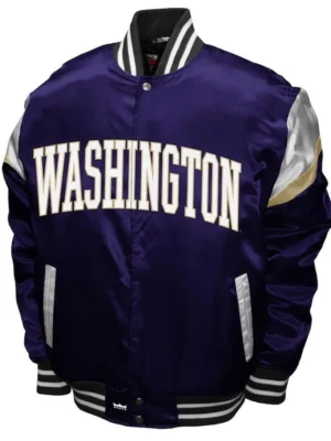 Washington Huskies Power Purple Satin Jacket