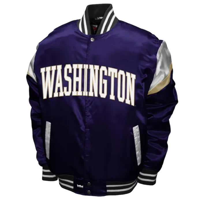 Washington Huskies Power Purple Satin Jacket