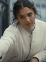 Arianna Rivas 2025 A Working Man Wool White Jacket