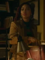 Harlem Camille Parks Season 01 Brown Leather Jacket