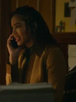 Harlem Camille Parks Season 01 Leather Brown Jacket