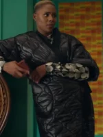 Harlem Tye Reynolds Black Quilted Coat