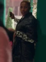 Harlem Tye Reynolds Quilted Black Coat