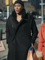 Harlem Tye Reynolds Season 01 Black Wool Coat