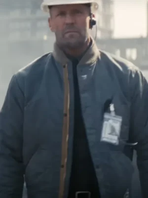 Jason Statham A Working Man Bomber Grey Jacket