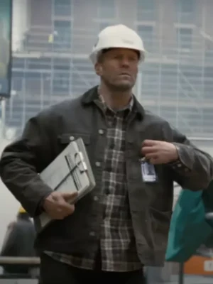 Jason Statham A Working Man Cotton Grey Jacket