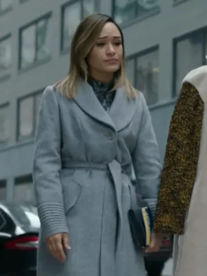 Quinn Joseph Harlem S01 Wool Trench Grey Coat