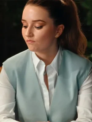 Apple Cider Vinegar 2025 Kaitlyn Dever Aqua Blue Vest