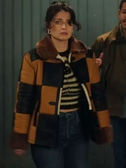 Becka Garvey Bad Sisters Black and Brown Women Leather Jacket
