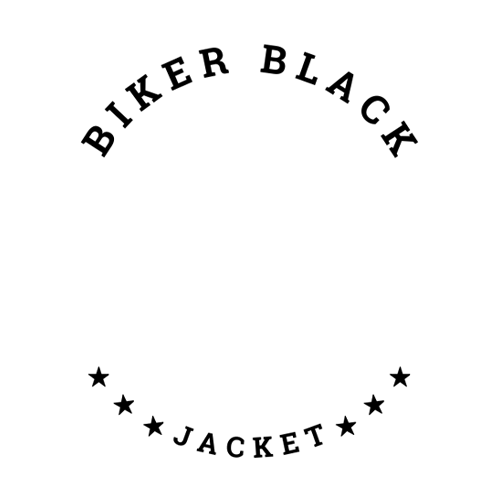 Biker Black Jacket Logo