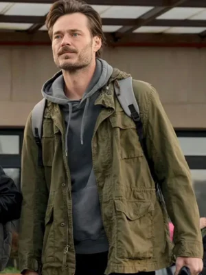 Christopher Backus Dirty Angels Green Cotton Jacket