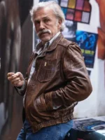 Danny Dolinski Old Guy Distressed Brown Jacket