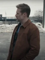 David O’Donnell Reacher S02 Men Brown Suede Jacket Sale