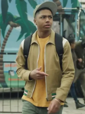 Demetrius The Madness 2024 Brown Zipper Jacket