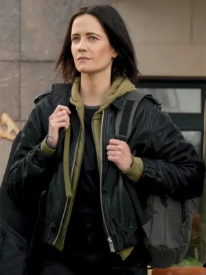 Dirty Angels Eva Green Leather Jacket