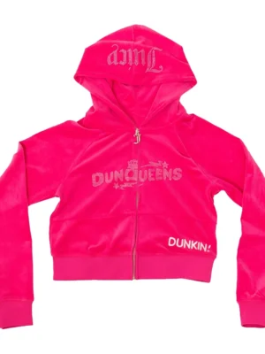 Dunkin DunQueens Pink Velvet Jacket