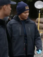 Eve-Edwards-Fire-Country-Black-Hooded-Jacket