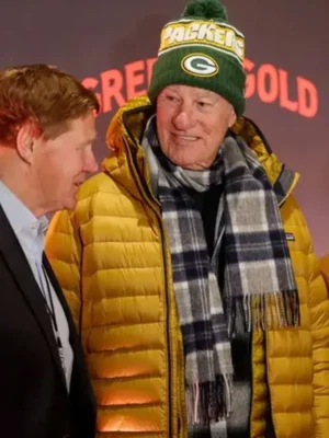 Green and Gold Craig T. Nelson Puffer Yellow Jacket