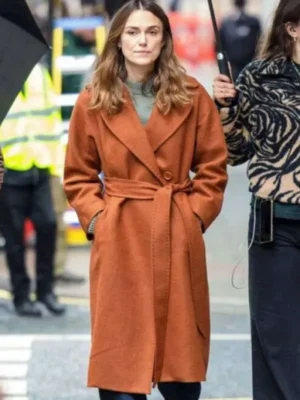 Helen Webb Black Doves 2024 Brown Wool Coat