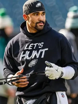 Jalen Hurts Philadelphia Eagles Black Hoodie