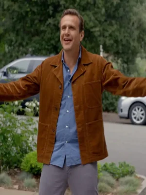 Jimmy Tv Series Shrinking S02 Men Brown Jacket