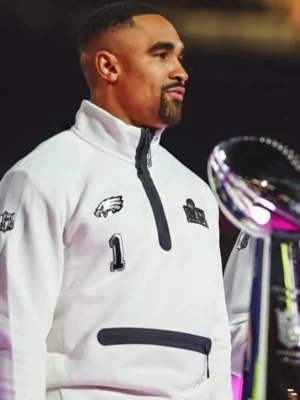 LIX Opening Night Eagles Super Bowl White Jacket