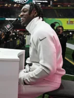 LIX Opening Night Eagles Super Bowl White Jacket Sale