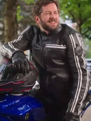 Laid Tv Series Richie Men Black Leather Jacket