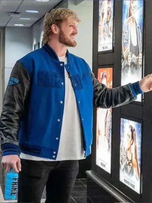 Logan Paul Blue and Black Jacket