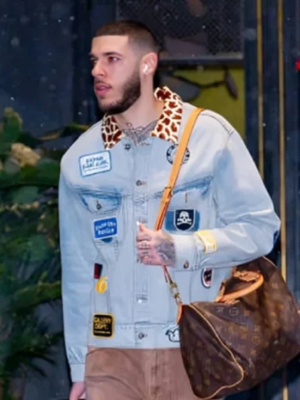 Lonzo Ball Blue Denim Jacket