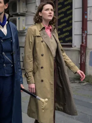 Lysa Pascal The Librarians The Next Chapter Brown Trench Coat