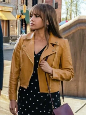 Max Mitchell Wild Cards S01 Brown Leather Jacket